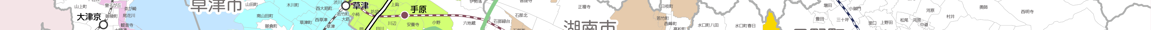 [ポストバンク] 滋賀ポスティング 配布エリアマップ